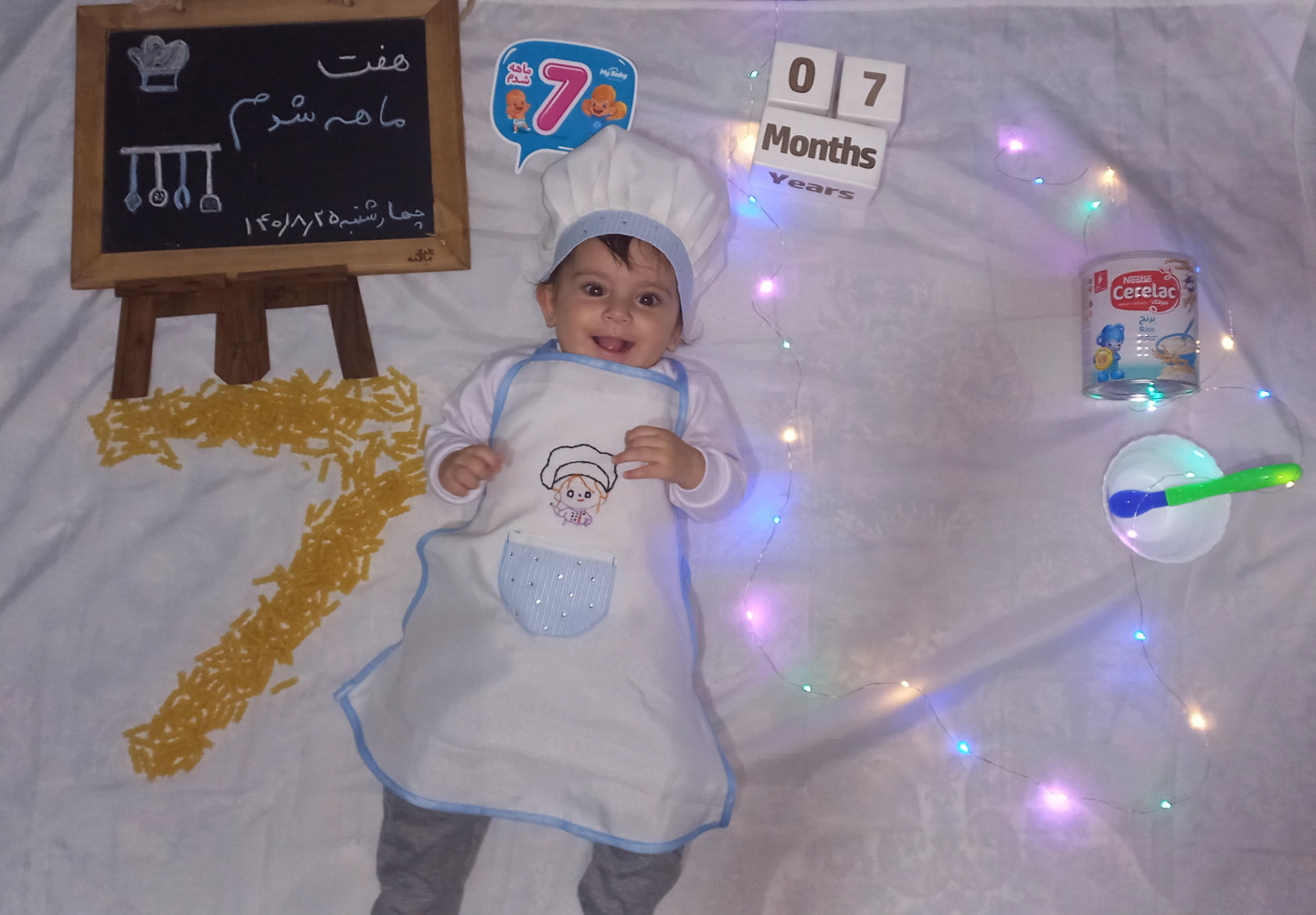 ده ماهگی نوزاد آیسان مولابیگی