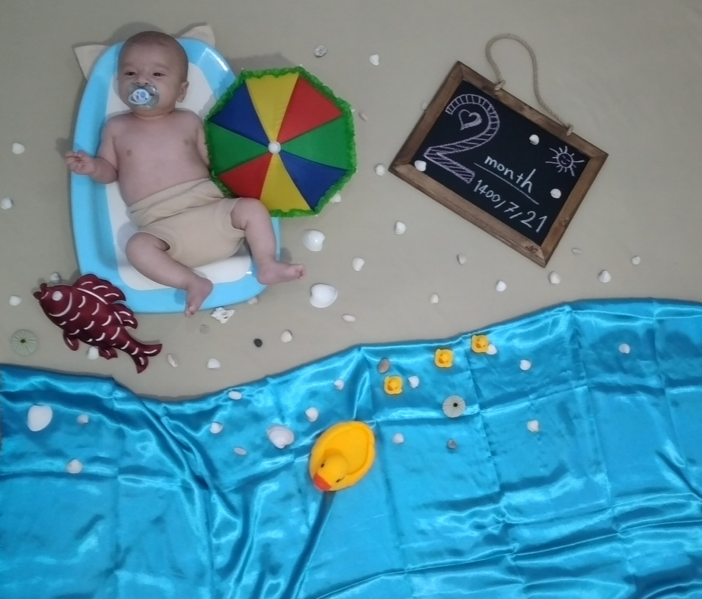 دو ماهگی نوزاد آدرین ابراهیمیان حکمت