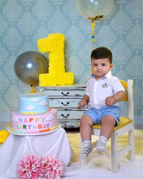 دوازده ماهگی نوزاد آرین ملکی