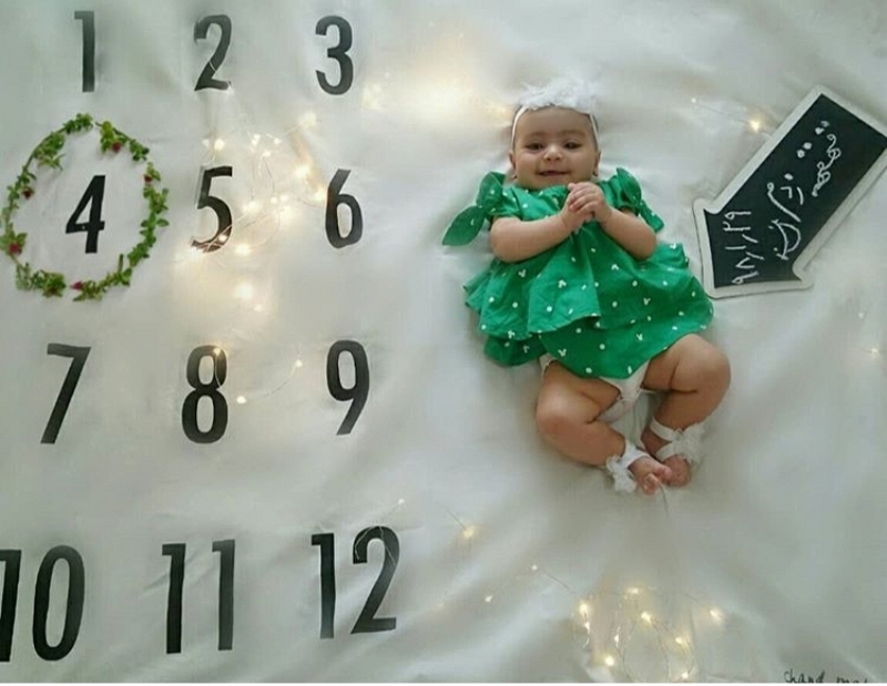 چهار ماهگی نوزاد آمیتیس قاسمی