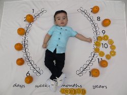 دوازده ماهگی نوزاد آرسام جعفری