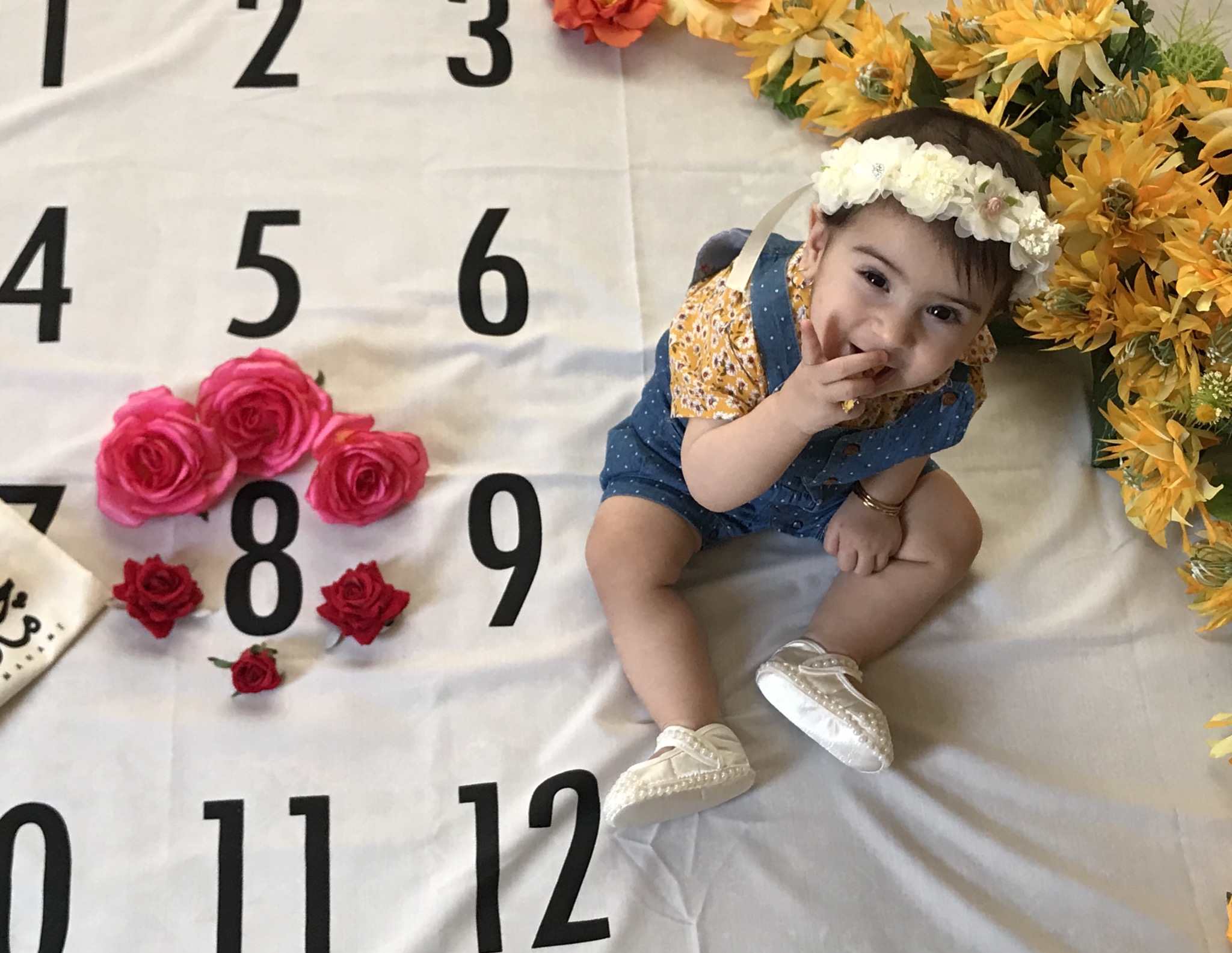 پارچه ماهگرد نوزاد طرح کلاسیک ال آی عاقلی