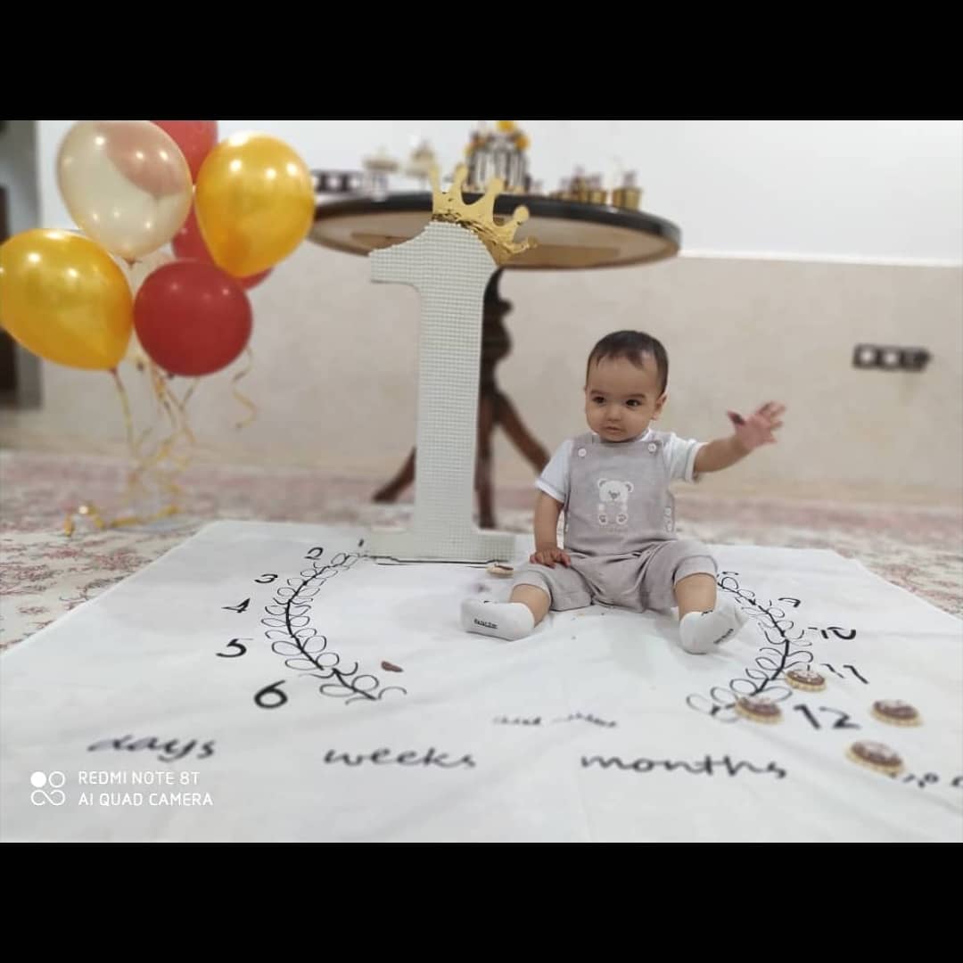 دوازده ماهگی نوزاد هاوش فرهادی