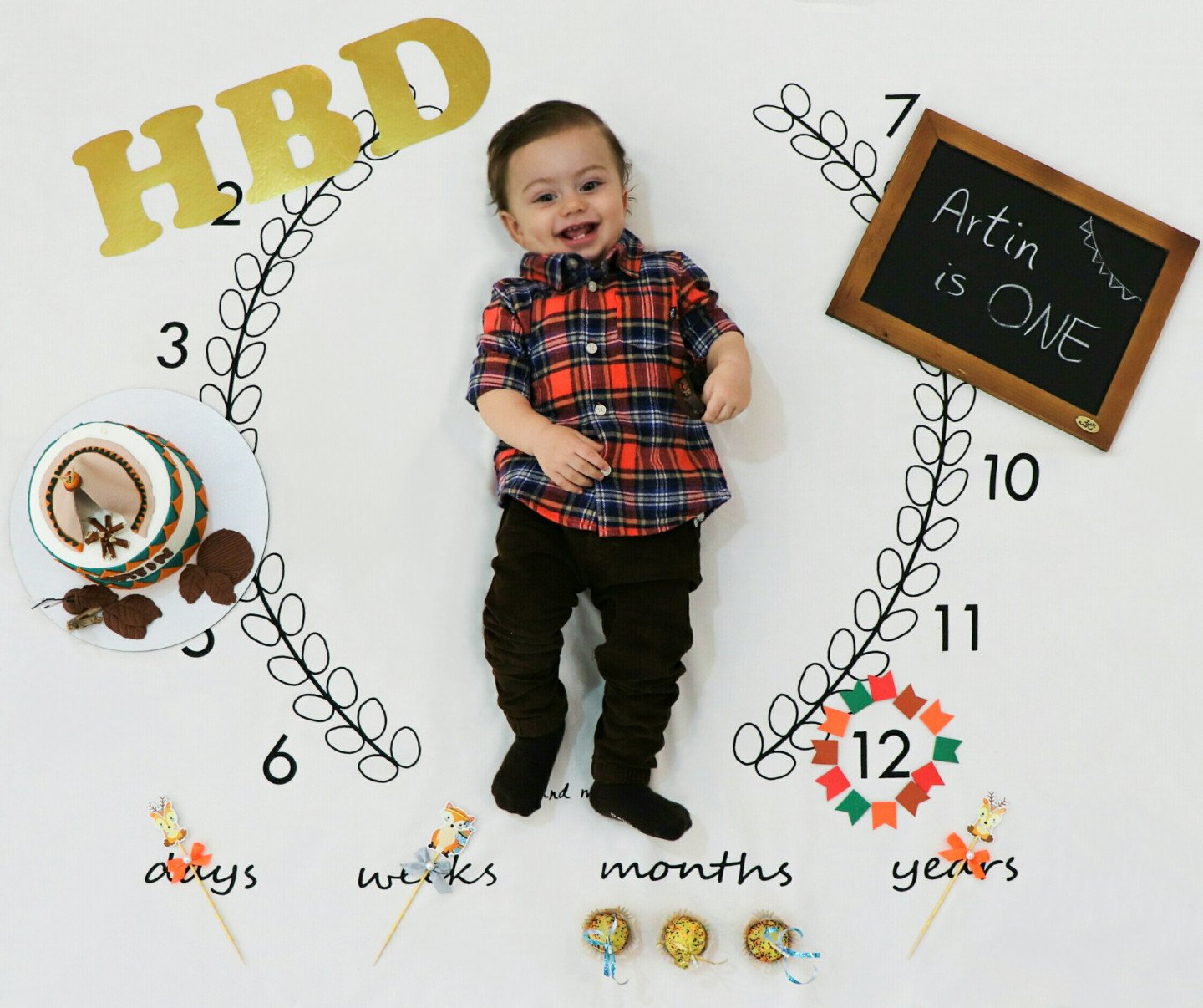 تم عکس پاییزی نوزاد آرتین جون