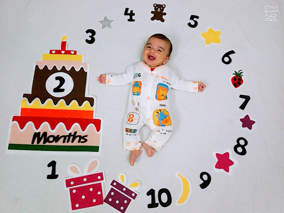 کیک ماهگرد تولد امیررضا نیکبخت