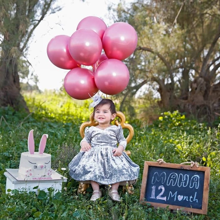 سیزده ماهگی کودک مها باغبانی