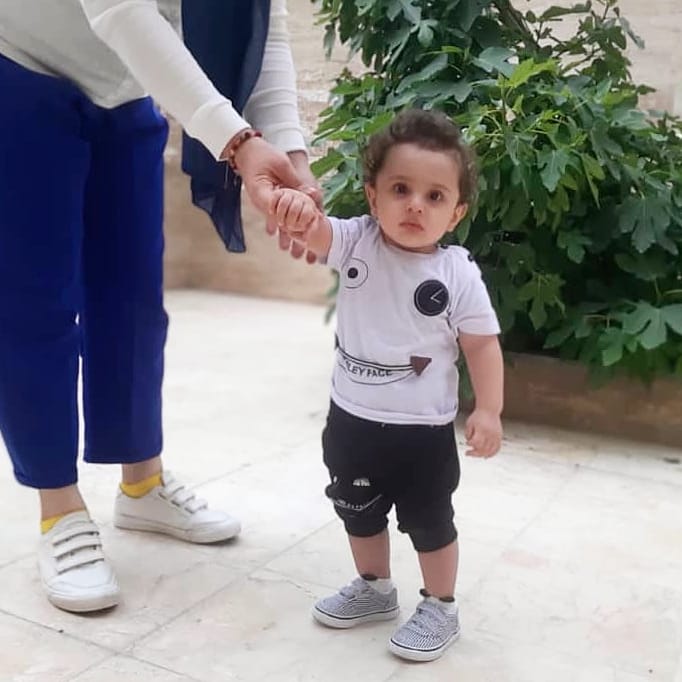 دوازده ماهگی نوزاد فربد فرجی