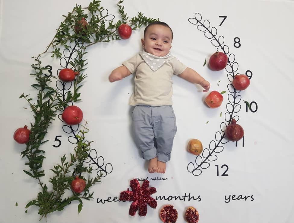 پنج ماهگی نوزاد راستین کارآمد