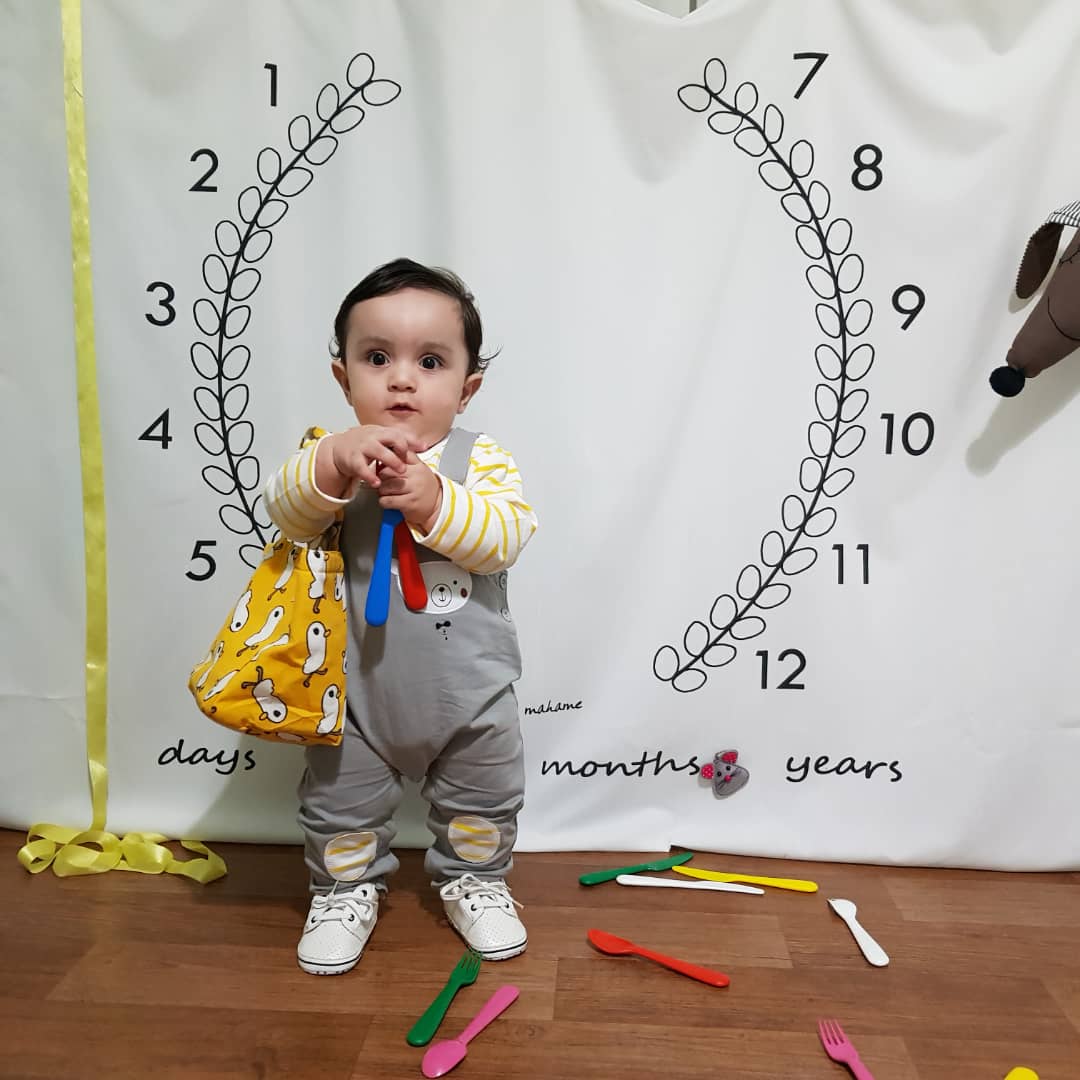 ده ماهگی نوزاد راستین کارآمد