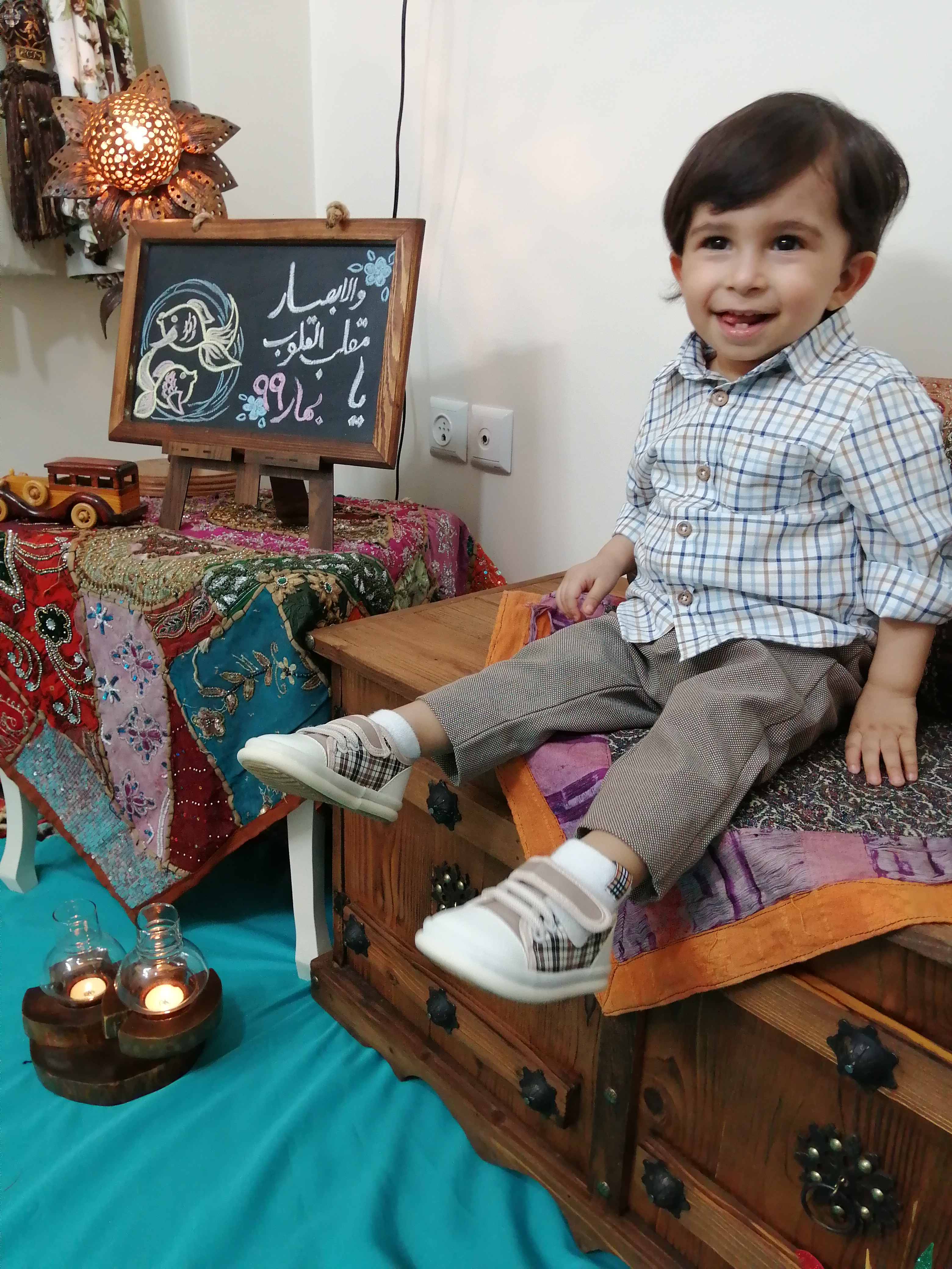 هفده ماهگی کودک علی حسن زاده