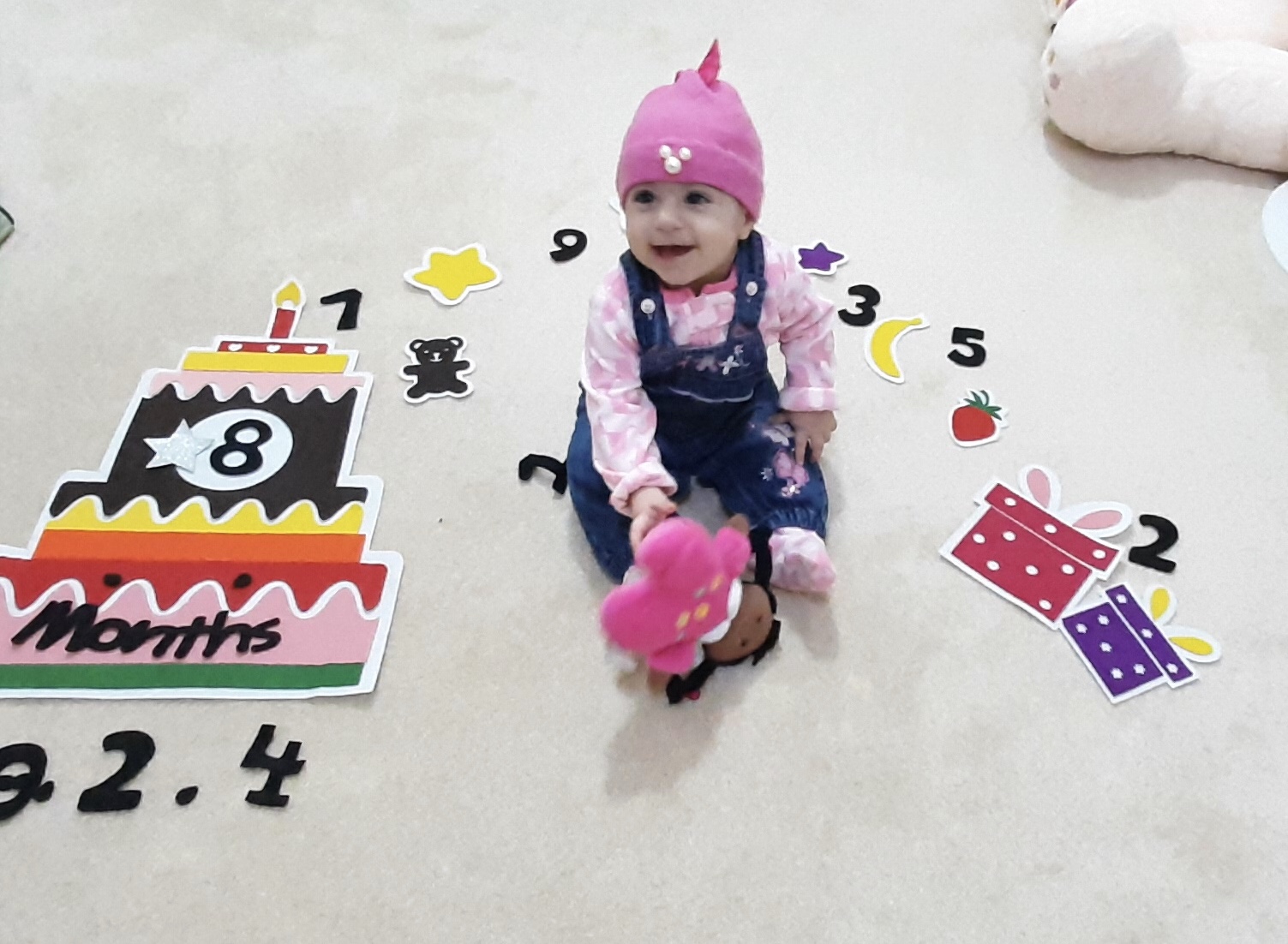 هشت ماهگی نوزاد جانا جوكار