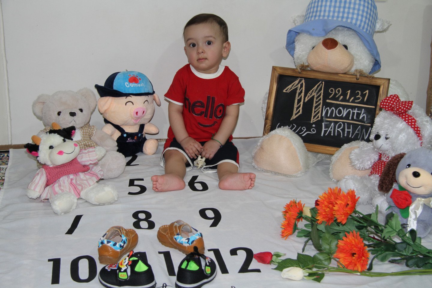 یازده ماهگی نوزاد فرهان آذین