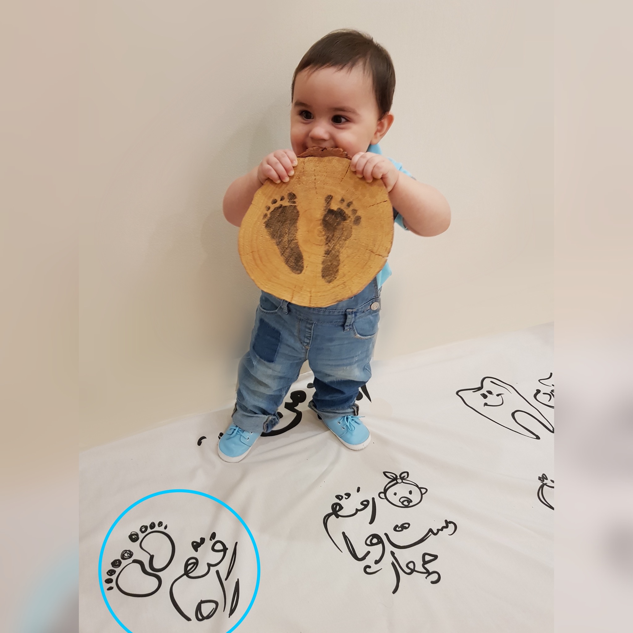 دوازده ماهگی نوزاد فرهان اجل لوييان