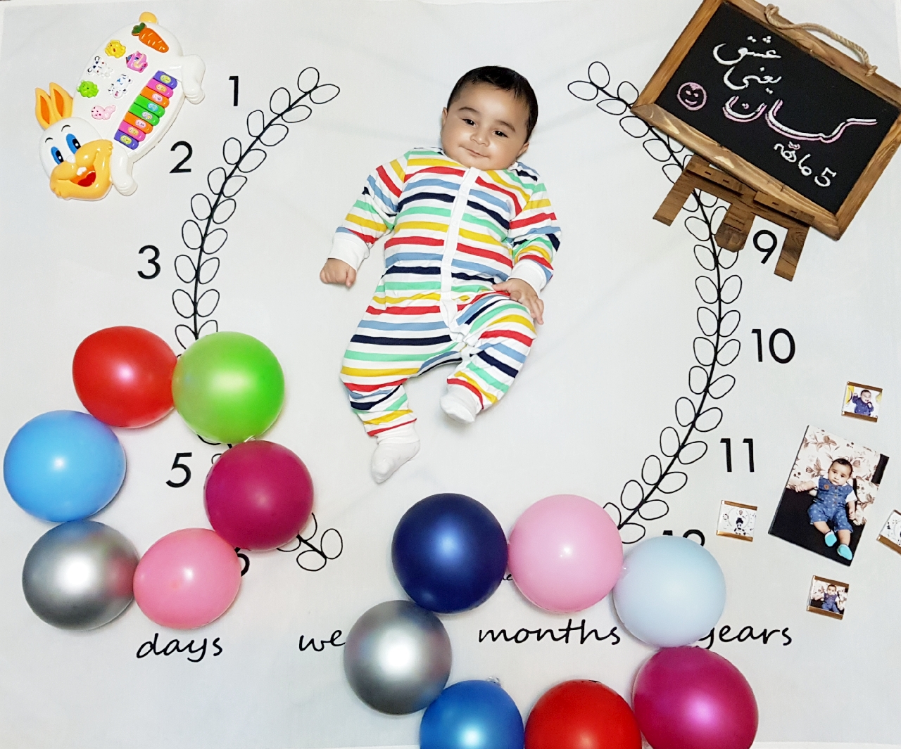 عکس نوزاد پسر سید کیان معراجی