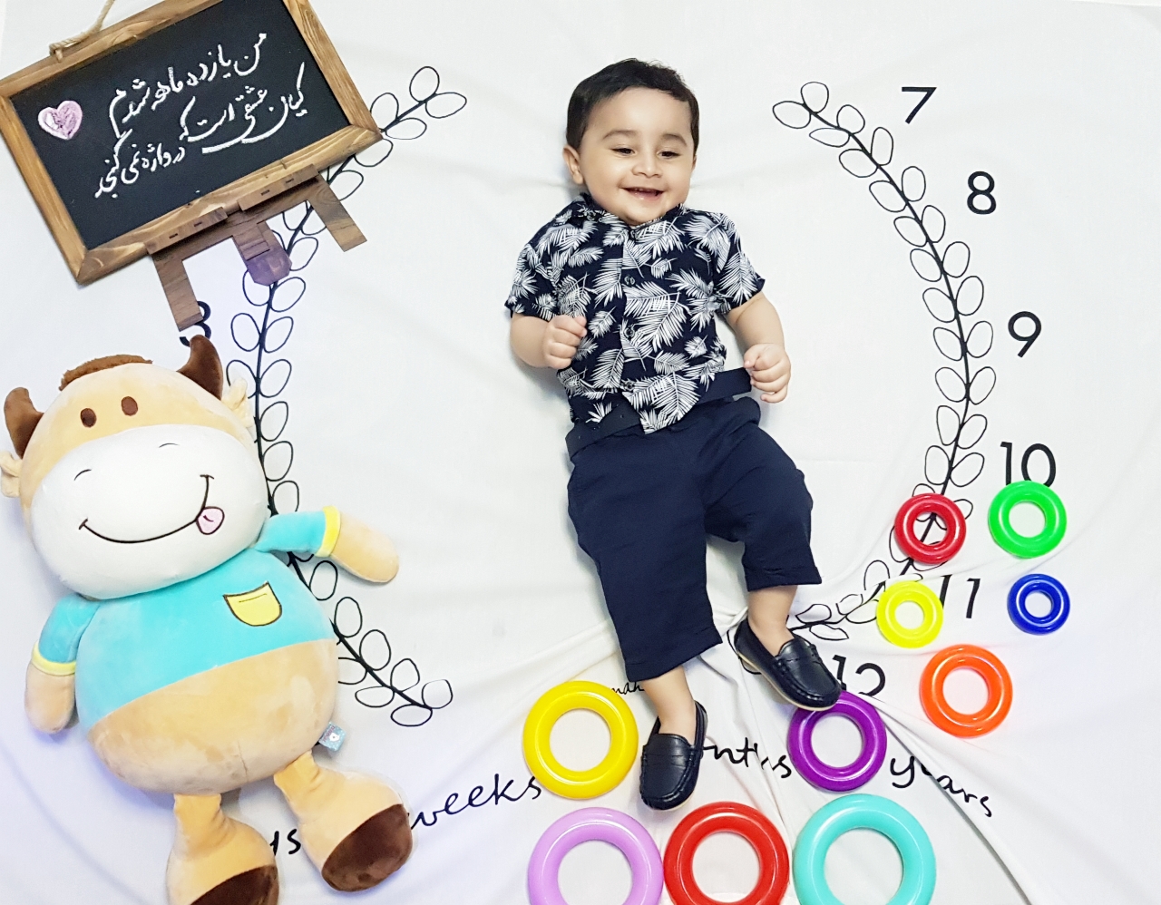 یازده ماهگی نوزاد سید کیان معراجی