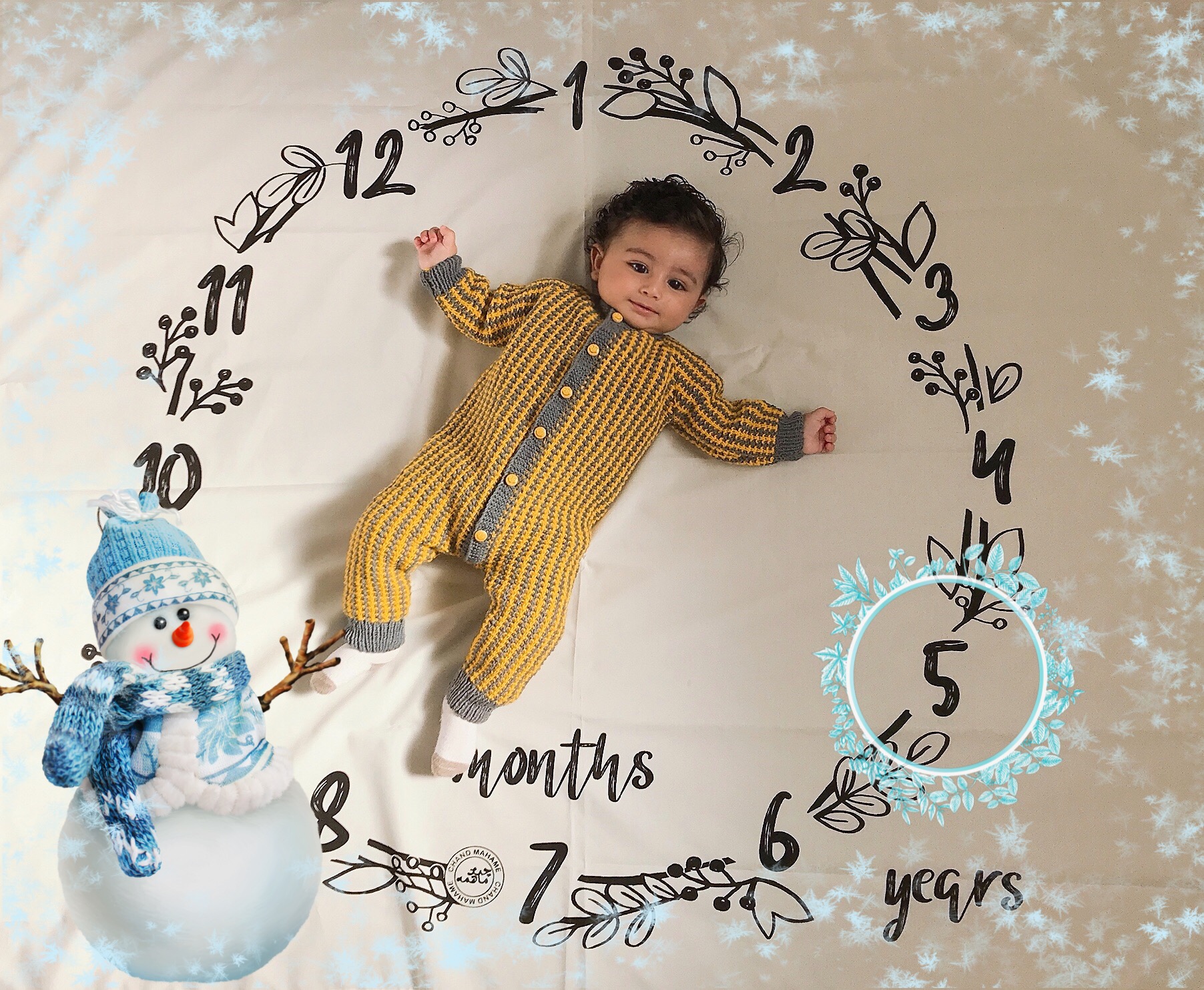 پارچه ماهگرد طرح حلقه تمشک سيد نويان حبيبي