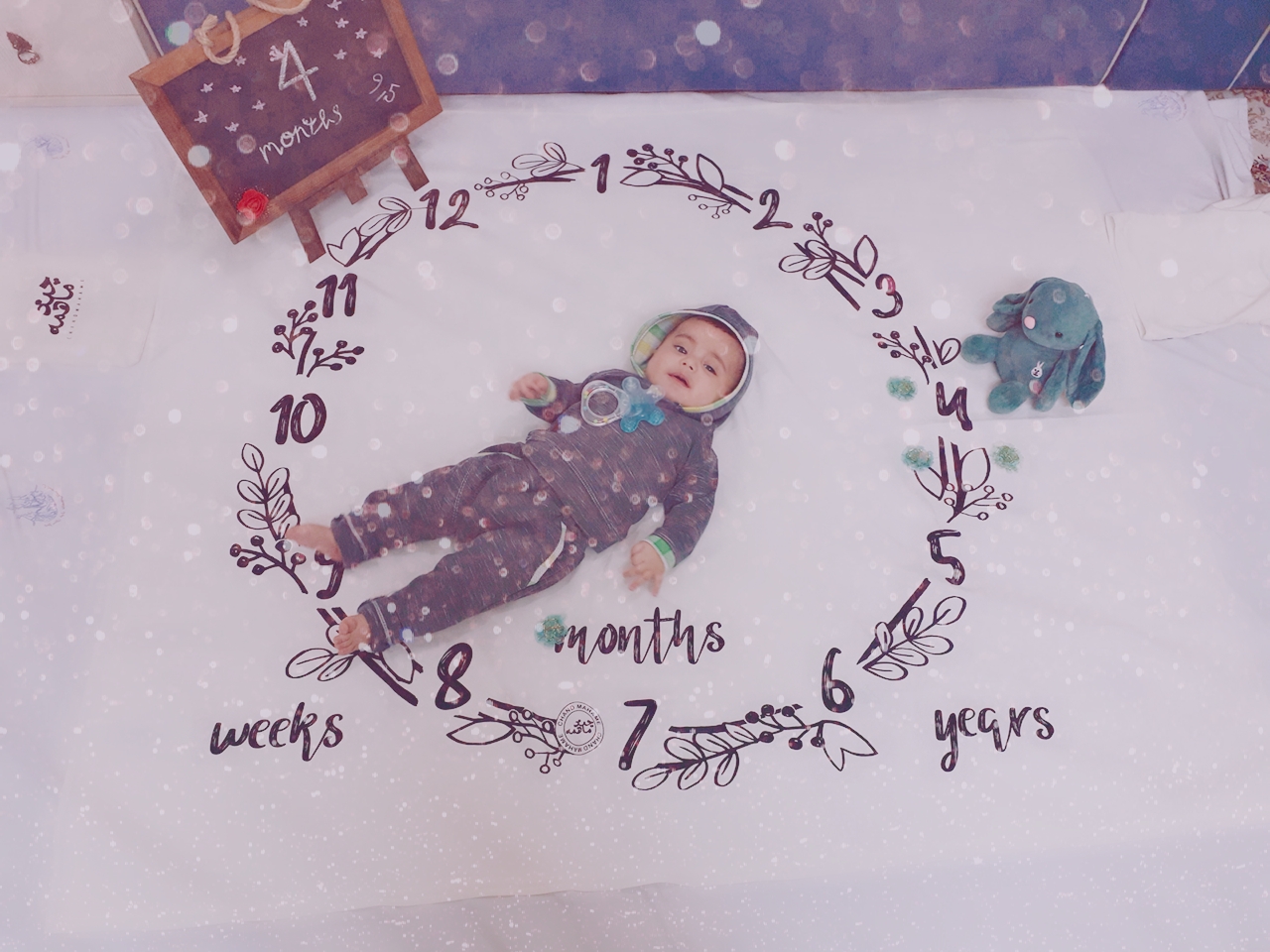 چهار ماهگی نوزاد دانیال رضایی