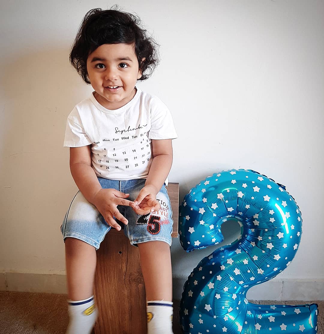 دو سالگی کودک كسرا حيدري