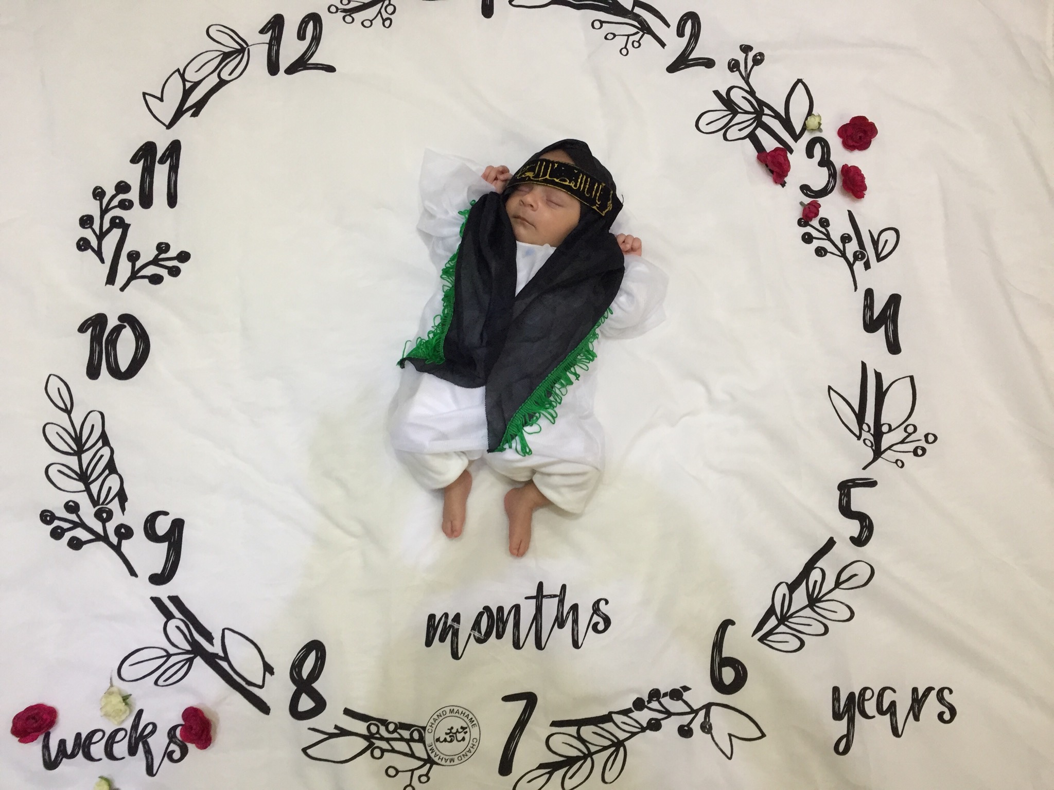 یک ماهگی نوزاد علی بنکداری