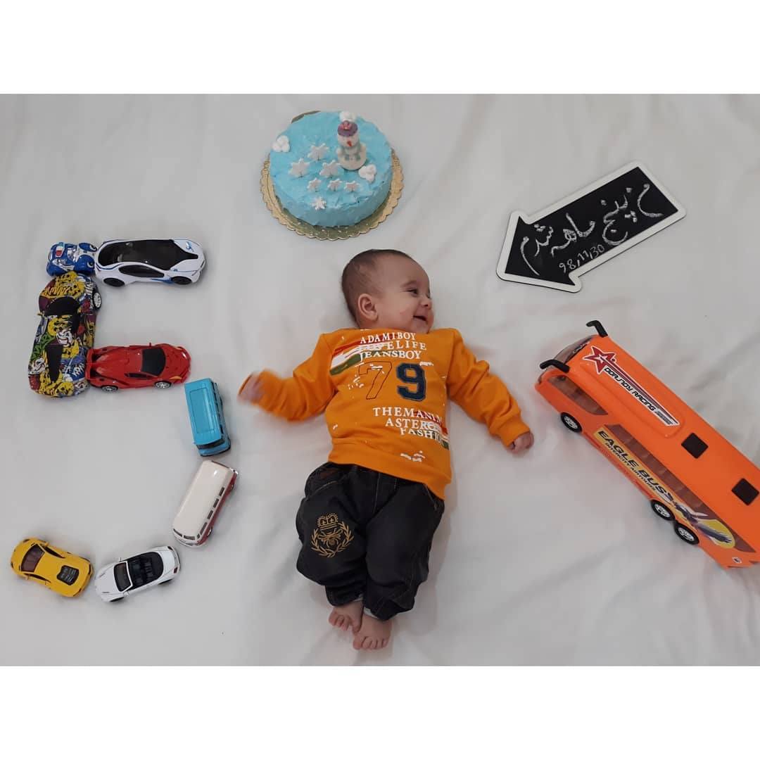 پنج ماهگی نوزاد مستانه بیک زاده