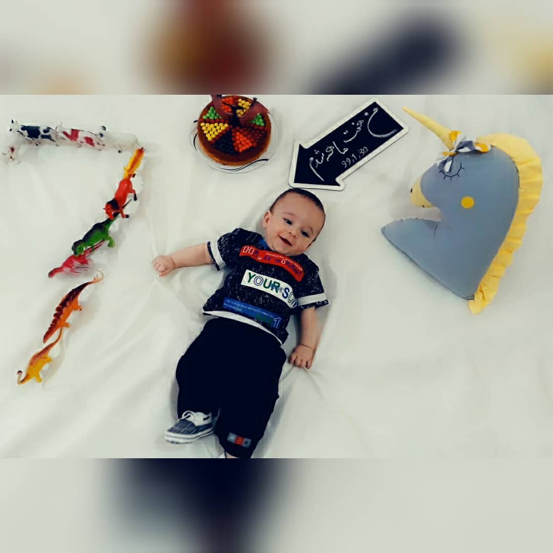 هفت ماهگی نوزاد مستانه بیک زاده