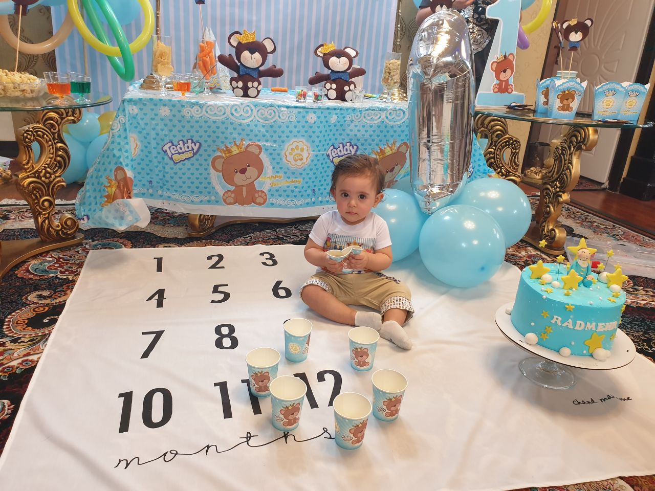 دوازده ماهگی نوزاد رادمهر نجار بهبهاني