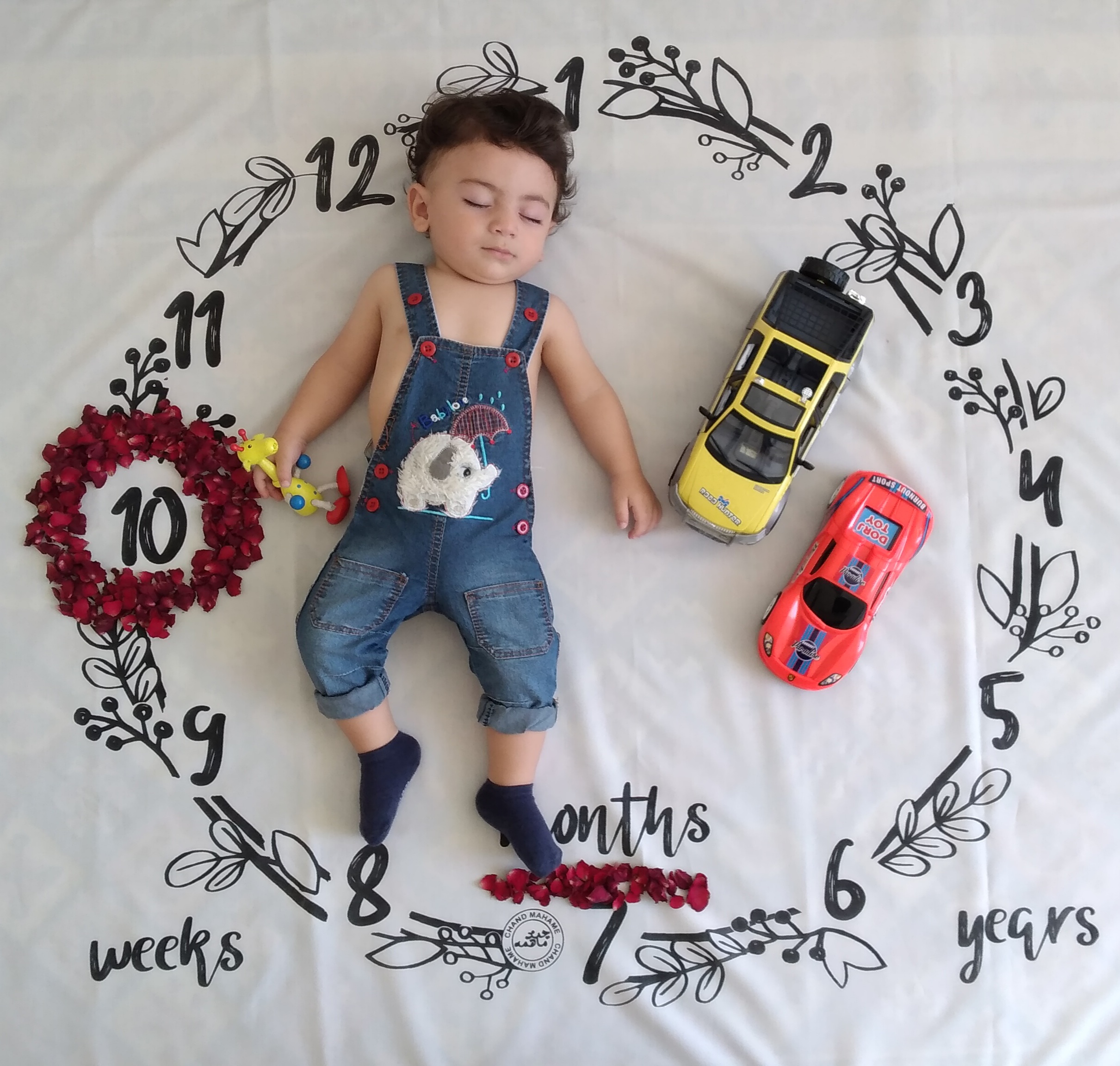 دوازده ماهگی نوزاد متین سعادتی