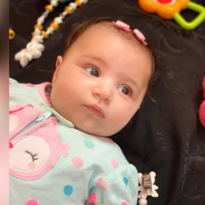 چهار ماهگی نوزاد دلنیا بشیری