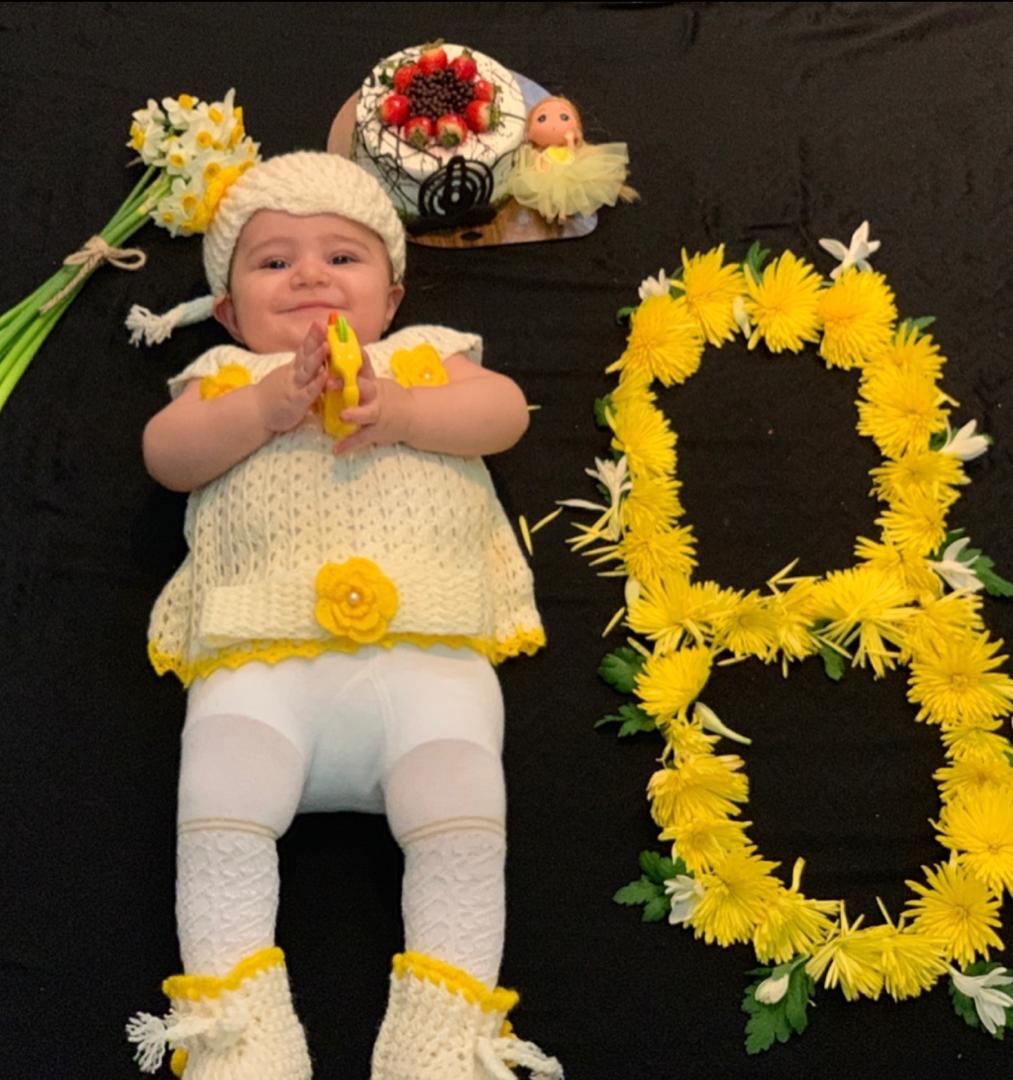 نه ماهگی نوزاد دلنیا بشیری