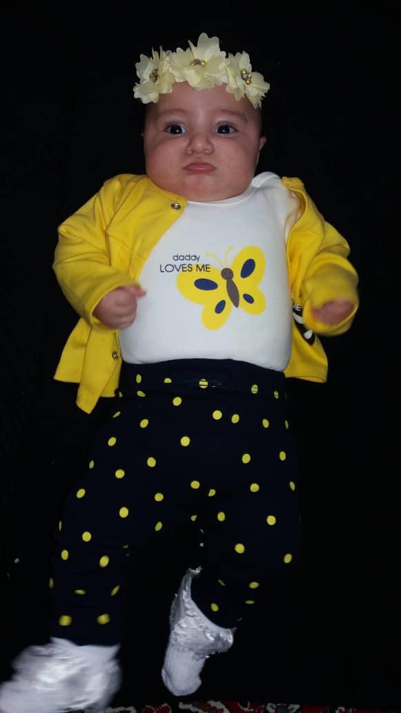 چهار ماهگی نوزاد دلنیا بشیری