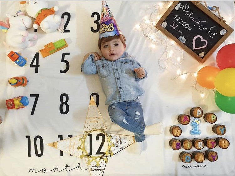 راه رفتن نوزاد هامين شعاعي