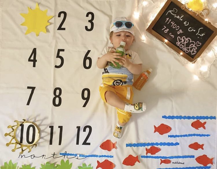 ده ماهگی نوزاد هامين شعاعي