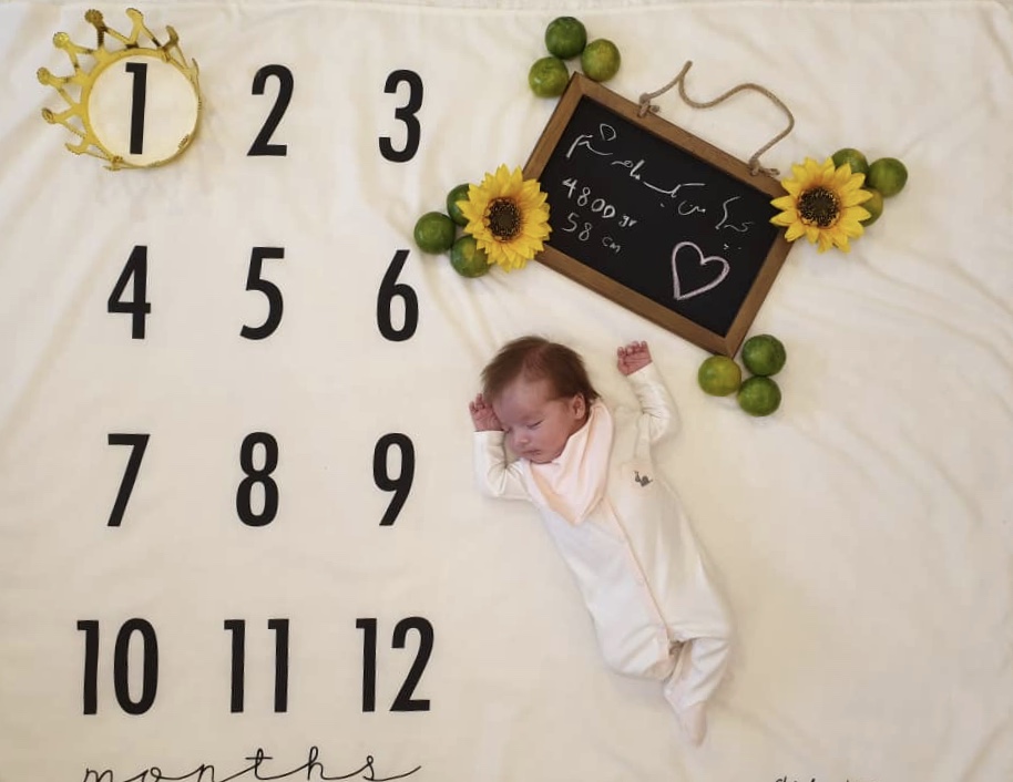 یک ماهگی نوزاد هامين شعاعي