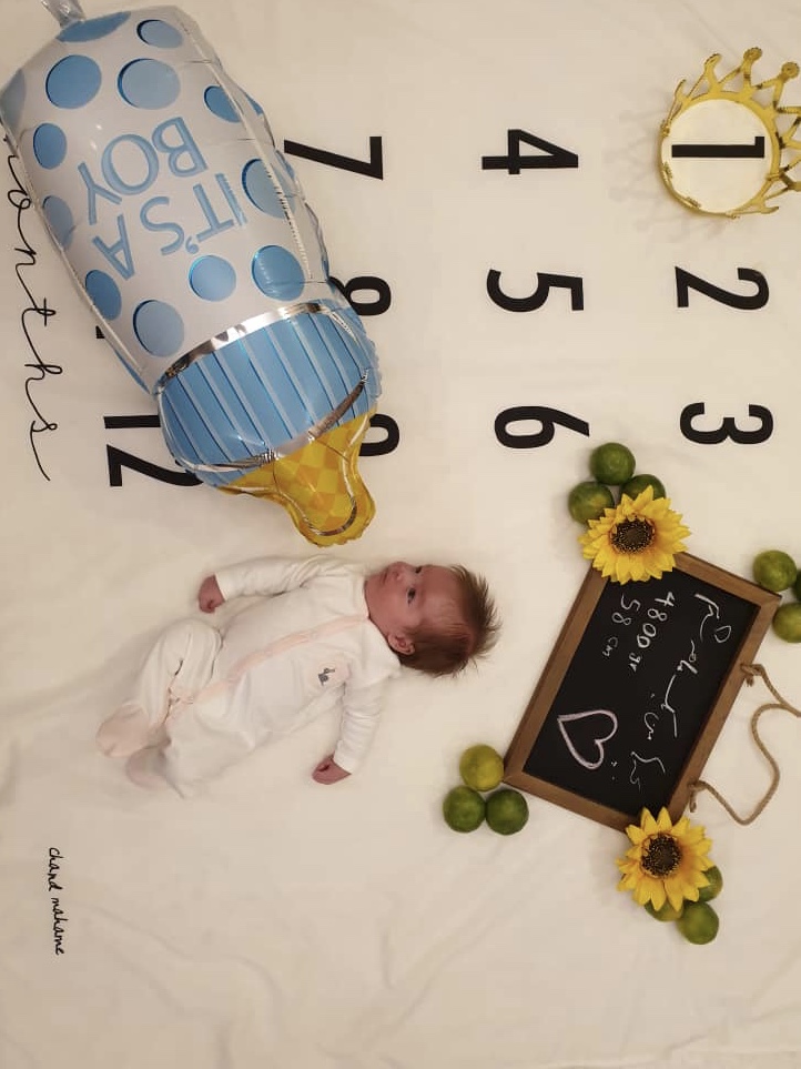 یک ماهگی نوزاد هامين شعاعي