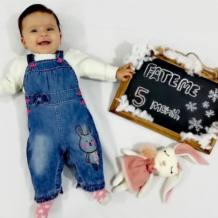 پنج ماهگی نوزاد فاطمه کمالی