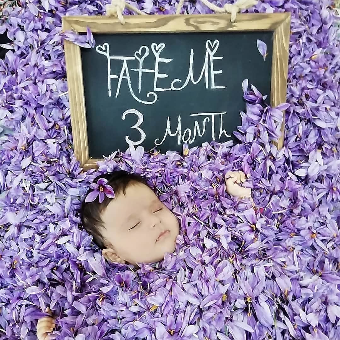 عکس نوزاد دختر فاطمه کمالی