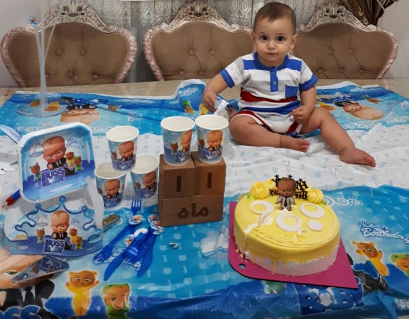 یازده ماهگی نوزاد اریا نیکپور