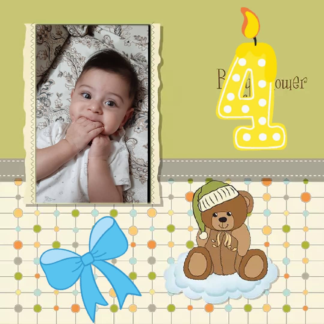 غلتیدن نوزاد امیر سام بختیاری