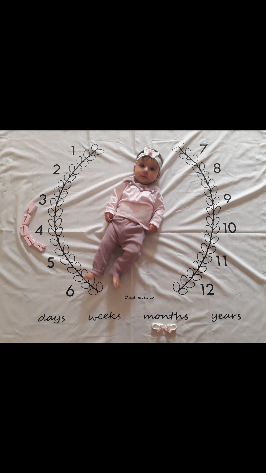 چهار ماهگی نوزاد نورا رفیعی