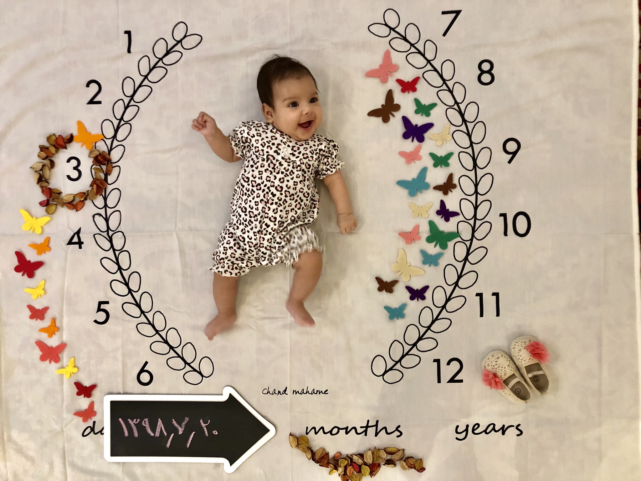 سه ماهگی نوزاد مانيا قلندر